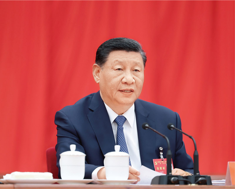 　　中國(guó)共產(chǎn)黨第二十屆中央委員會(huì)第三次全體會(huì)議，于2024年7月15日至18日在北京舉行。中央委員會(huì)總書記習(xí)近平作重要講話。 新華社記者 鞠鵬/攝
